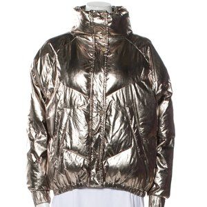 BA&SH Metallic Puffer Coat Size 1